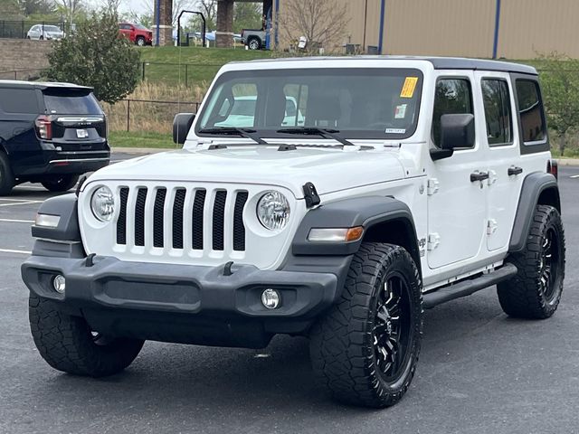 Bright White Clearcoat 2018 Jeep Wrangler Unlimited Sport 4WD SUV / Crossover Four-Wheel Drive 8-Speed Automatic