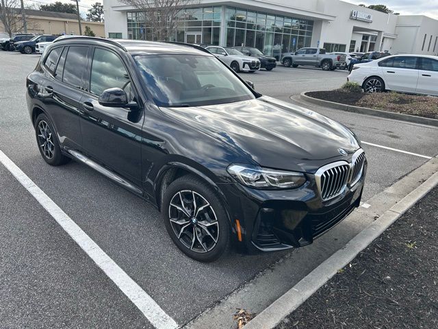 Black Sapphire Metallic 2024 BMW X3 sDrive30i RWD SUV / Crossover Rear-Wheel Drive 8-Speed Automatic