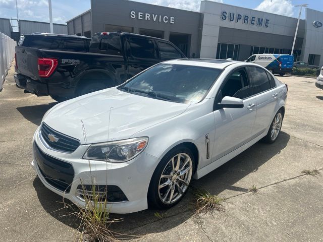 Heron White 2015 Chevrolet SS Sedan Rear-Wheel Drive 6-Speed Automatic