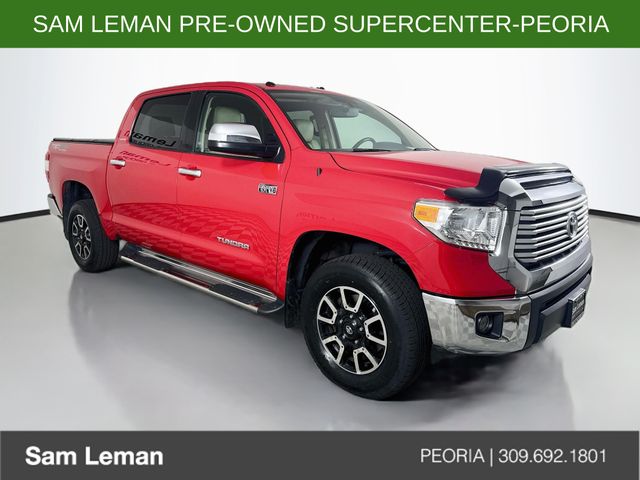 Radiant Red 2014 Toyota Tundra Pickup Truck Four-Wheel Drive 6-Speed Automatic Overdrive