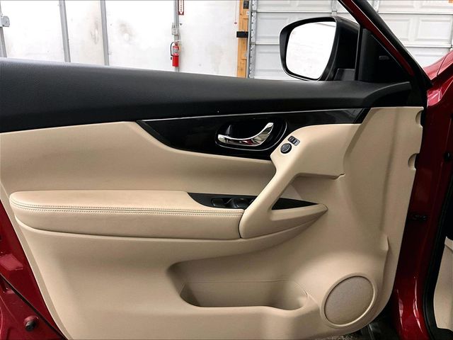 2017 Nissan Rogue SV Red at South Hills Kia