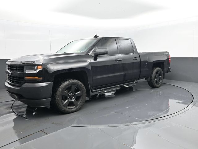 Black 2018 Chevrolet Silverado 1500 Pickup Truck Four-Wheel Drive 6-Speed Automatic Overdrive