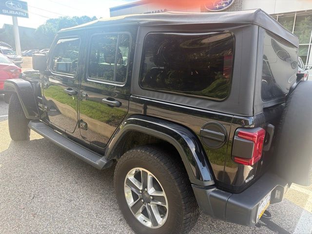 2019 Jeep Wrangler Unlimited Sahara Black at Subaru and VW of Moon Township