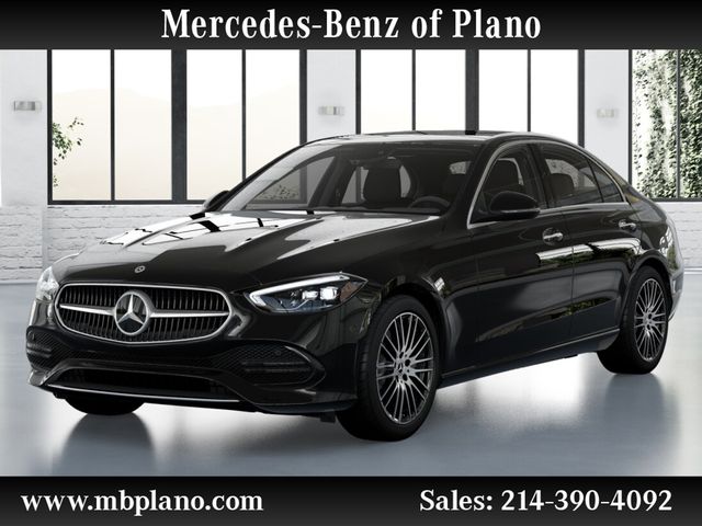 Black 2026 Mercedes-Benz C-Class Sedan All-Wheel Drive 9-Speed Automatic