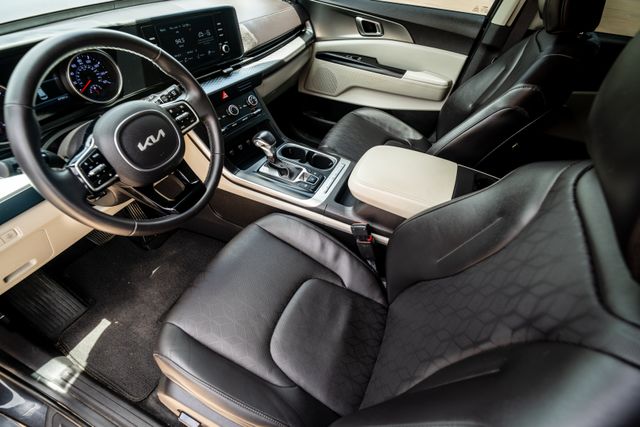 2023 Kia Carnival LX Seat Package Gray at DeMontrond Automotive Group