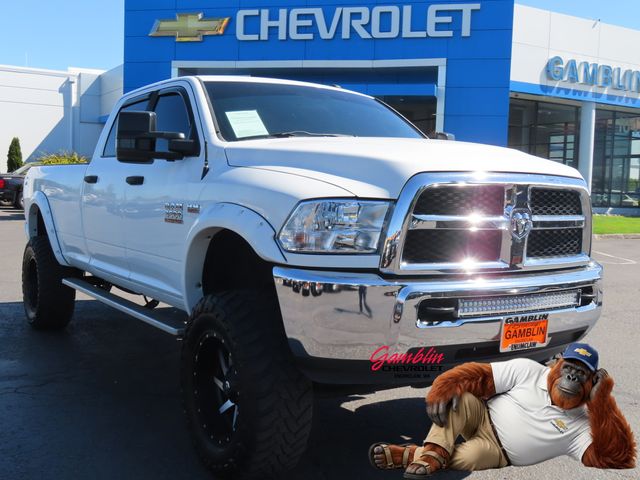 Bright White Clearcoat 2016 RAM 3500 SLT Crew Cab LB 4WD Pickup Truck Four-Wheel Drive 6-Speed Automatic