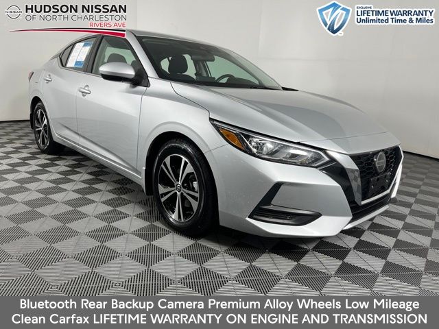 Brilliant Silver Metallic 2023 Nissan Sentra Sedan Front-Wheel Drive Continuously Variable Transmission