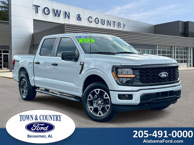 Space White Metallic 2025 Ford F-150 Pickup Truck Four-Wheel Drive Automatic