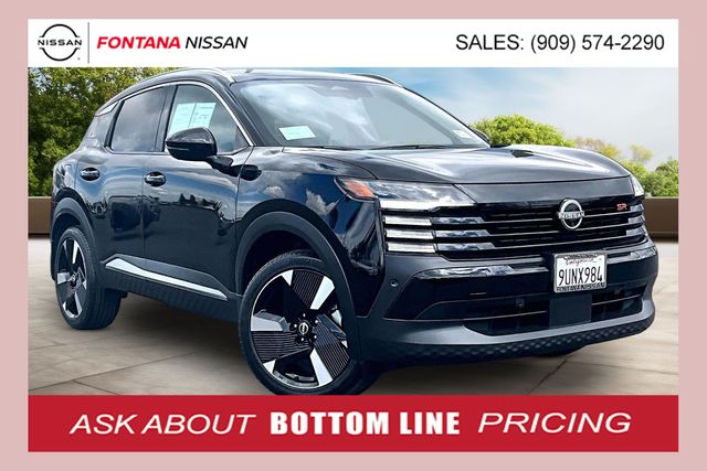 Super Black 2025 Nissan Kicks SUV / Crossover All-Wheel Drive Continuously Variable Transmission