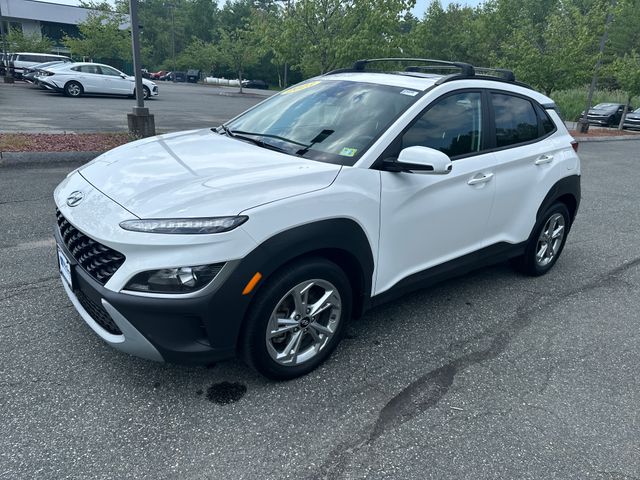 Lunar White 2023 Hyundai Kona SUV / Crossover All-Wheel Drive Continuously Variable Transmission