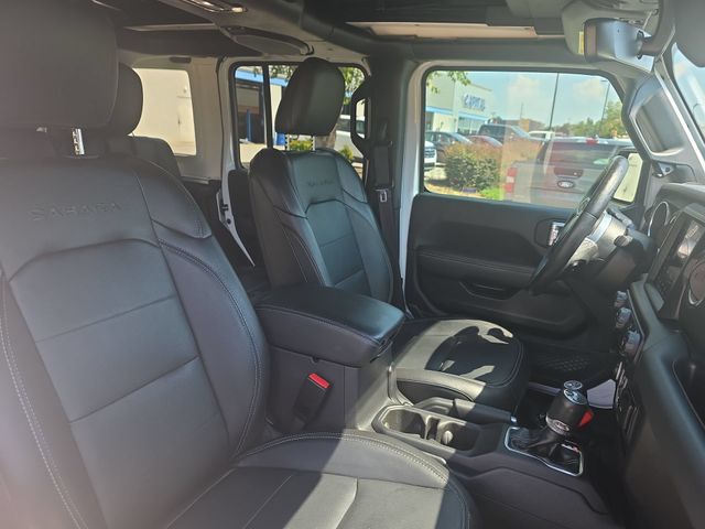Used 2023 Bright White Clearcoat Jeep Sahara 4xe image 11