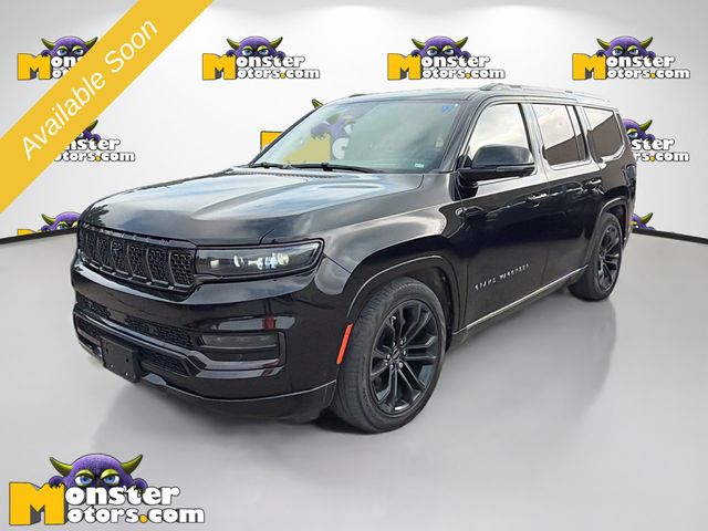 Diamond Black Crystal Pearlcoat 2023 Jeep Grand Wagoneer SUV / Crossover Four-Wheel Drive 8-Speed Automatic