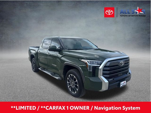 Army Green 2023 Toyota Tundra Limited CrewMax Cab 4WD Pickup Truck Four-Wheel Drive Automatic