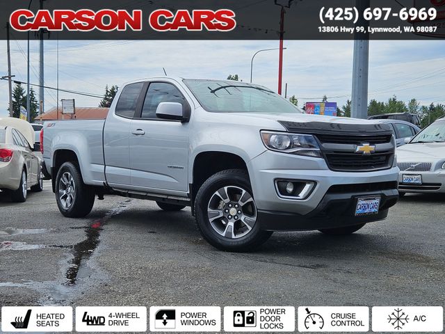 2015 Silver Chevrolet Colorado for Sale In Lynnwood WA - Everett WA - Seattle WA at Carson Cars Stock 36407 VIN 1GCHTCE34F1146595