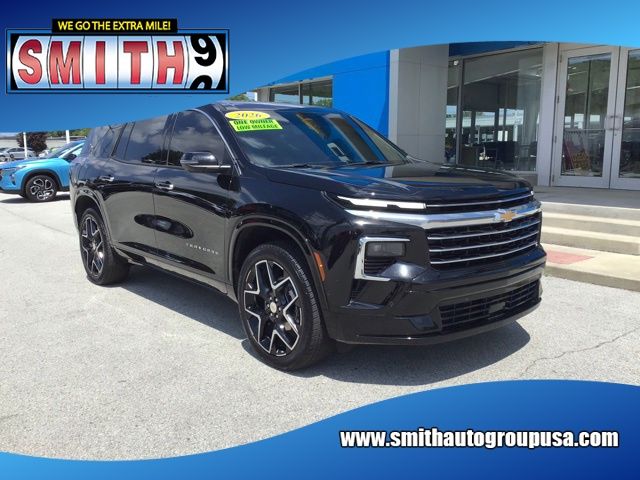 Black Metallic 2026 Chevrolet Traverse SUV / Crossover Four-Wheel Drive 8-Speed Automatic