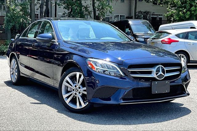 Lunar Blue Metallic 2019 Mercedes-Benz C-Class Sedan All-Wheel Drive 9-Speed Automatic