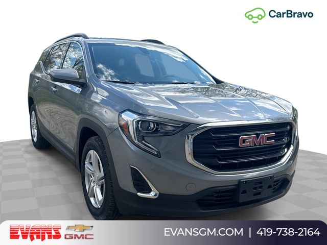 Gray (Satin Steel Metallic) 2018 GMC Terrain SLE SUV / Crossover Front-Wheel Drive 9-Speed Automatic
