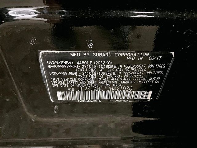 2018 Subaru Forester 2.5i Black at Subaru and VW of Moon Township