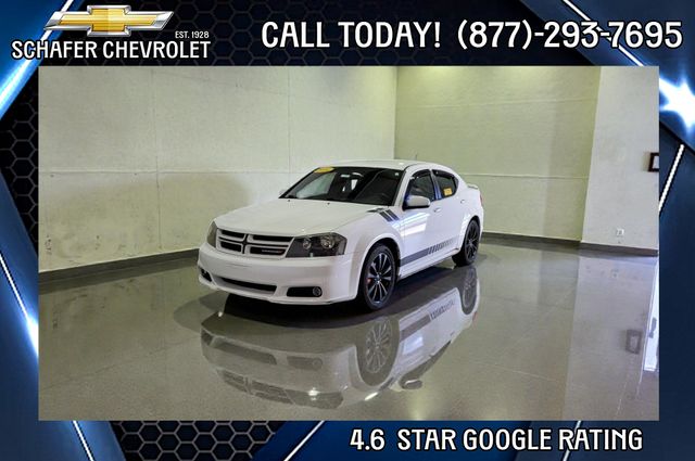 Bright White Clearcoat 2014 Dodge Avenger SXT FWD Sedan Front-Wheel Drive 6-Speed Automatic