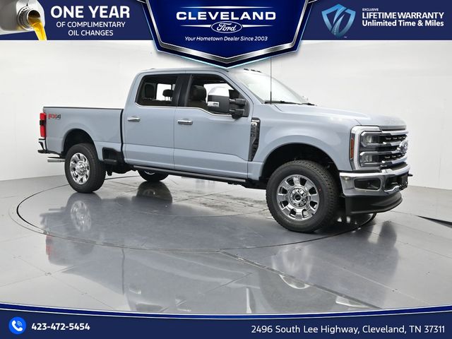Glacier Gray Metallic Tri-Coat 2026 Ford F-250 Super Duty Pickup Truck Four-Wheel Drive Automatic