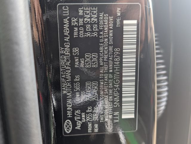2027 Hyundai Santa Fe Hybrid Calligraphy Black at DeMontrond Gulf Freeway