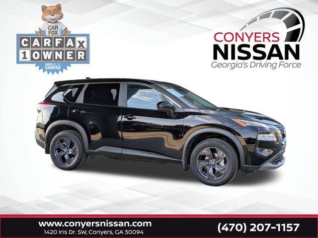 Super Black 2023 Nissan Rogue SV FWD SUV / Crossover Front-Wheel Drive Continuously Variable Transmission