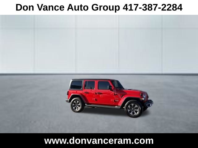 Firecracker Red Clearcoat 2021 Jeep Wrangler Unlimited Sahara 4WD SUV / Crossover Four-Wheel Drive 8-Speed Automatic