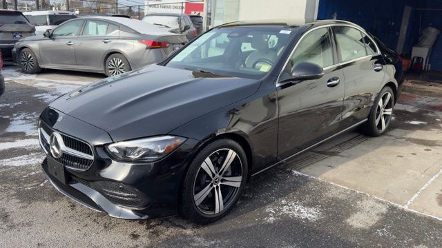 Black 2025 Mercedes-Benz C-Class C 300 4MATIC Sedan All-Wheel Drive 9-Speed Automatic