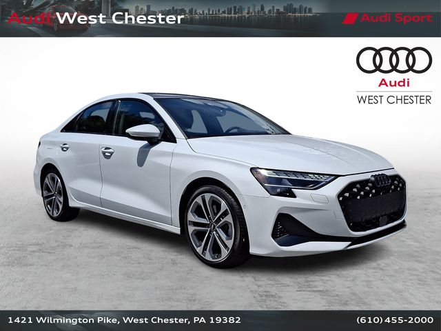 Glacier White 2026 Audi A3 Hatchback  7-Speed Automatic