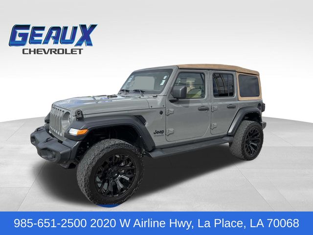 Sting-Gray Clearcoat 2020 Jeep Wrangler Unlimited Sport 4WD SUV / Crossover Four-Wheel Drive 8-Speed Automatic