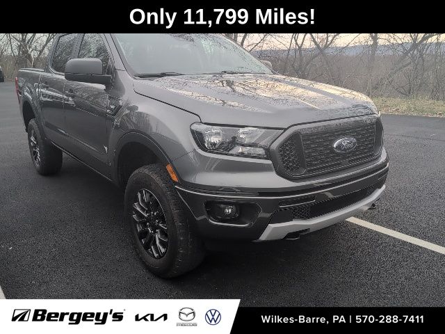 Gray Metallic 2022 Ford Ranger XLT SuperCrew 4WD Pickup Truck Four-Wheel Drive Automatic