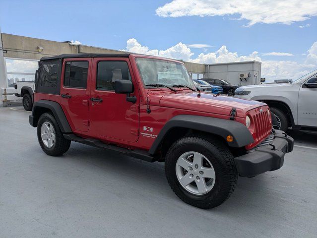 Red 2007 Jeep Wrangler SUV / Crossover Rear-Wheel Drive 4-Speed Automatic