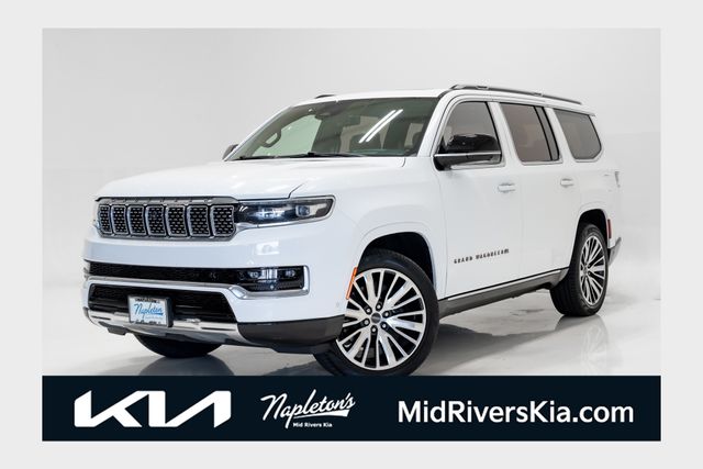 Bright White Clearcoat 2023 Jeep Grand Wagoneer SUV / Crossover Four-Wheel Drive 8-Speed Automatic