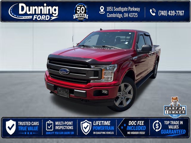 Ruby Red Metallic Tinted Clearcoat 2019 Ford F-150 Pickup Truck Four-Wheel Drive Automatic