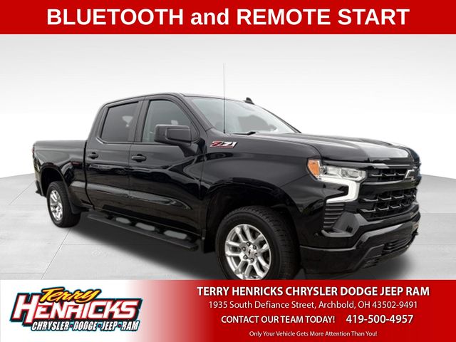 Black 2023 Chevrolet Silverado 1500 Pickup Truck Four-Wheel Drive Automatic