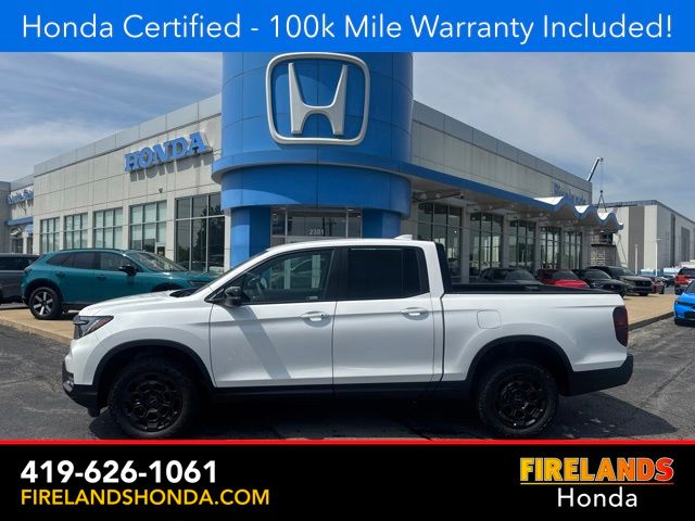 Platinum White Pearl 2026 Honda Ridgeline Pickup Truck All-Wheel Drive 9-Speed Automatic