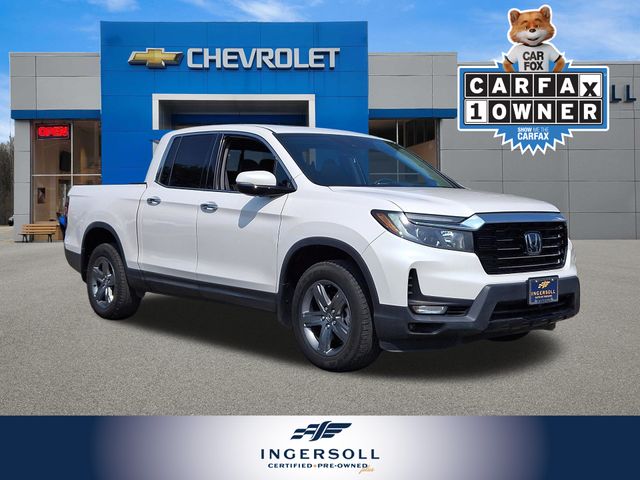 White 2023 Honda Ridgeline Pickup Truck All-Wheel Drive 9-Speed Automatic