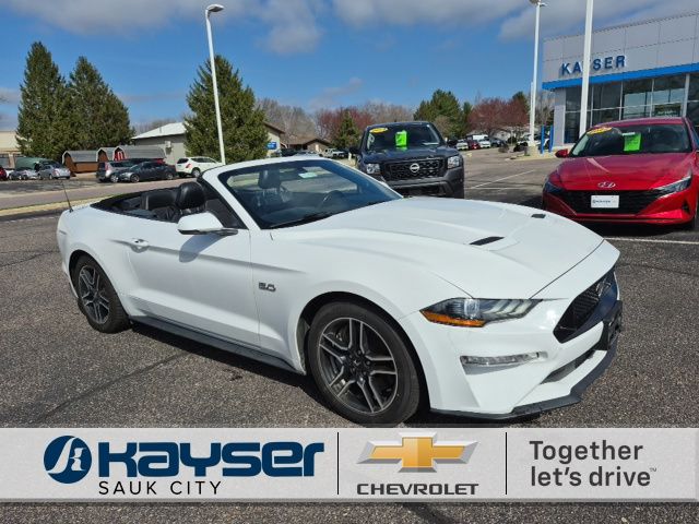 Oxford White 2020 Ford Mustang GT Premium Convertible RWD Convertible Rear-Wheel Drive Automatic