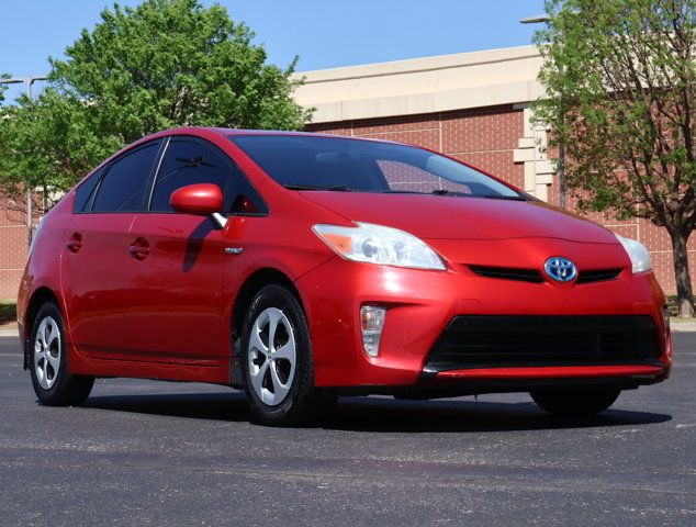 Red 2012 Toyota Prius Two Hatchback Front-Wheel Drive Continuously Variable Transmission