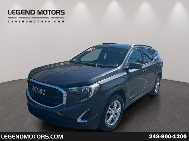 Graphite Gray Metallic 2020 GMC Terrain SLE AWD SUV / Crossover Four-Wheel Drive 9-Speed Automatic