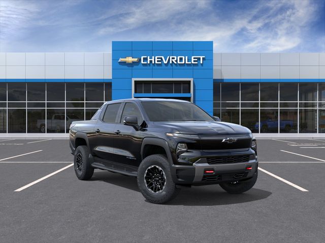 Black 2026 Chevrolet Silverado EV Trail Boss Crew Cab (Extended Range) e4WD Pickup Truck All-Wheel Drive 1-Speed Automatic