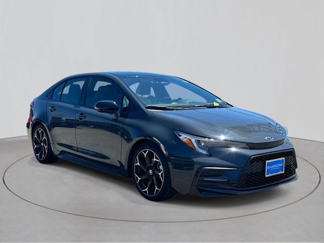 Midnight Black Metallic 2025 Toyota Corolla FX FWD Sedan Front-Wheel Drive Continuously Variable Transmission