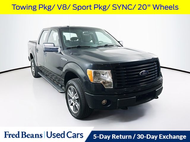Tuxedo Black Metallic 2014 Ford F-150 STX SuperCrew 4WD Pickup Truck Four-Wheel Drive 6-Speed Automatic