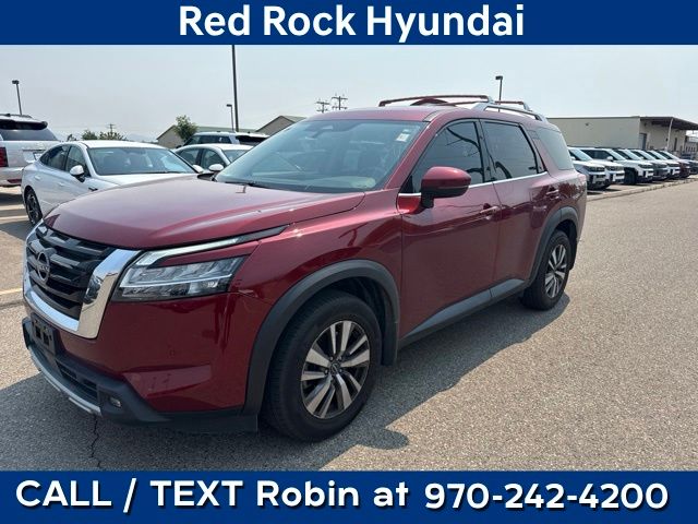 Red (Scarlet Ember Tintcoat) 2022 Nissan Pathfinder SUV / Crossover All-Wheel Drive 9-Speed Automatic