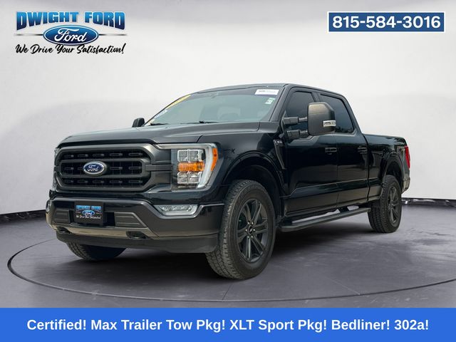 Black Metallic 2021 Ford F-150 Pickup Truck Four-Wheel Drive Automatic