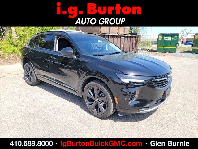 Black (Ebony Twilight Metallic) 2023 Buick Envision Preferred AWD SUV / Crossover All-Wheel Drive 9-Speed Automatic