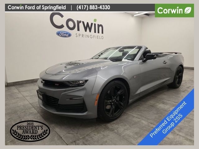 Sharkskin Metallic 2023 Chevrolet Camaro 2SS Convertible RWD Convertible Rear-Wheel Drive Automatic