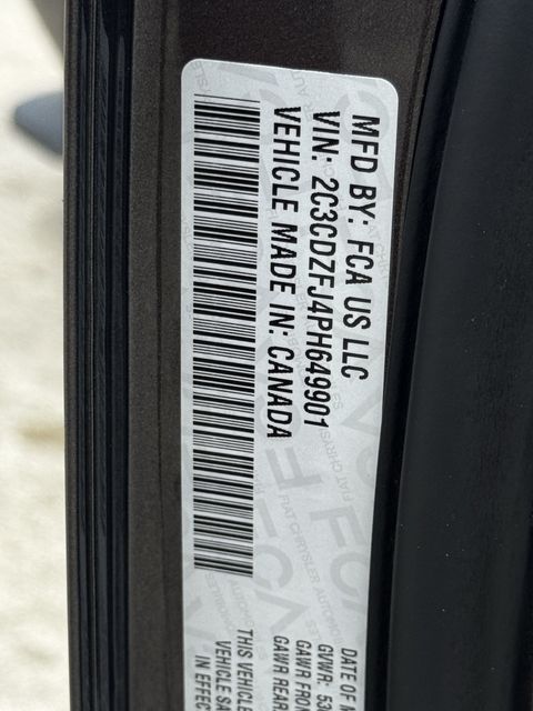 2023 Dodge Challenger R/T Scat Pack Gray at Shottenkirk Kia Fort Bend