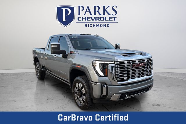 Sterling Metallic 2024 GMC Sierra 3500HD Denali Crew Cab 4WD Pickup Truck Four-Wheel Drive Automatic