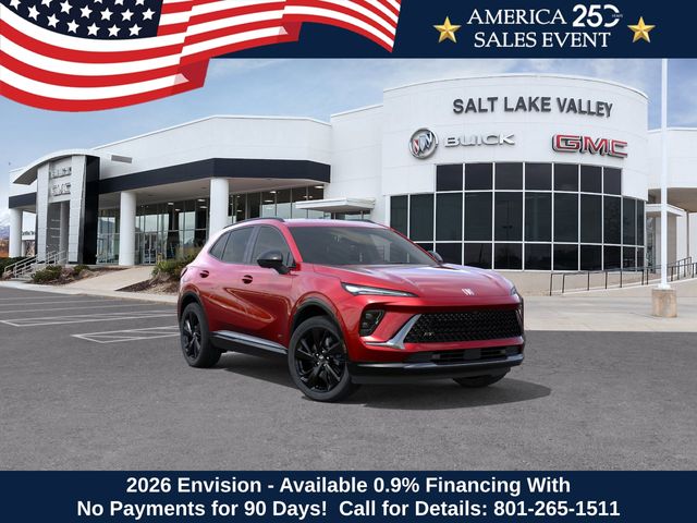 Brilliant Red 2026 Buick Envision SUV / Crossover All-Wheel Drive 9-Speed Automatic
